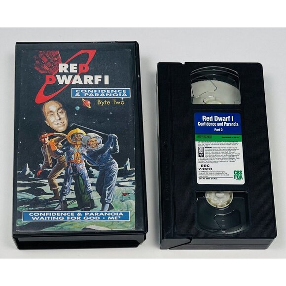 Lot 2 Red Dwarf British BBC VHS Sci-Fi Comedy I Byte Two Smeg Outs Tested WORK - Picture 3 of 8